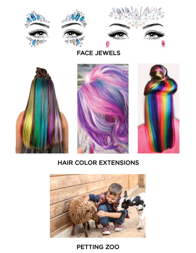 NEW-FOR-2019_face-jewels-hair-color-extensions-petting-zoo